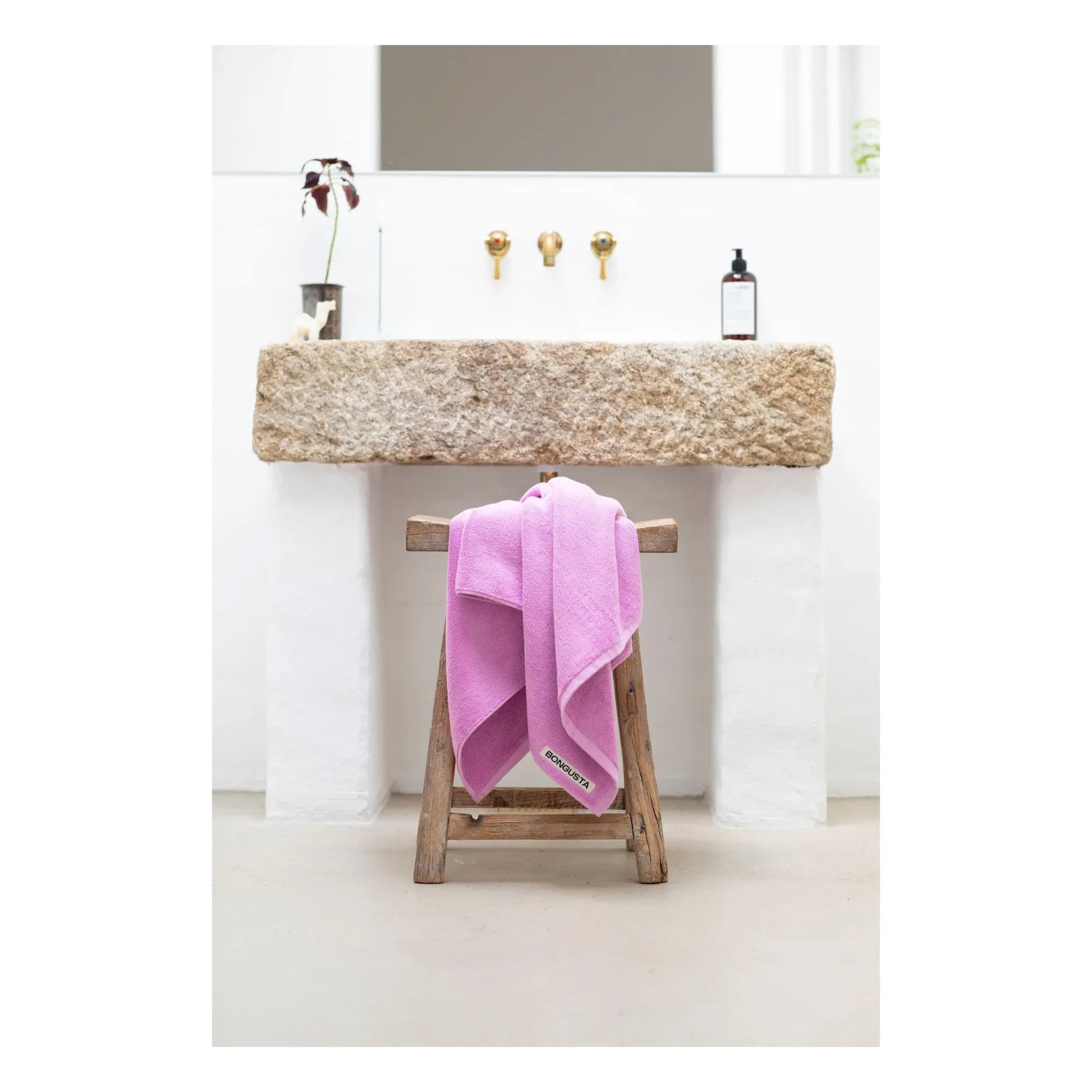 Bongusta - Toalla de baño Naram | Fucsia