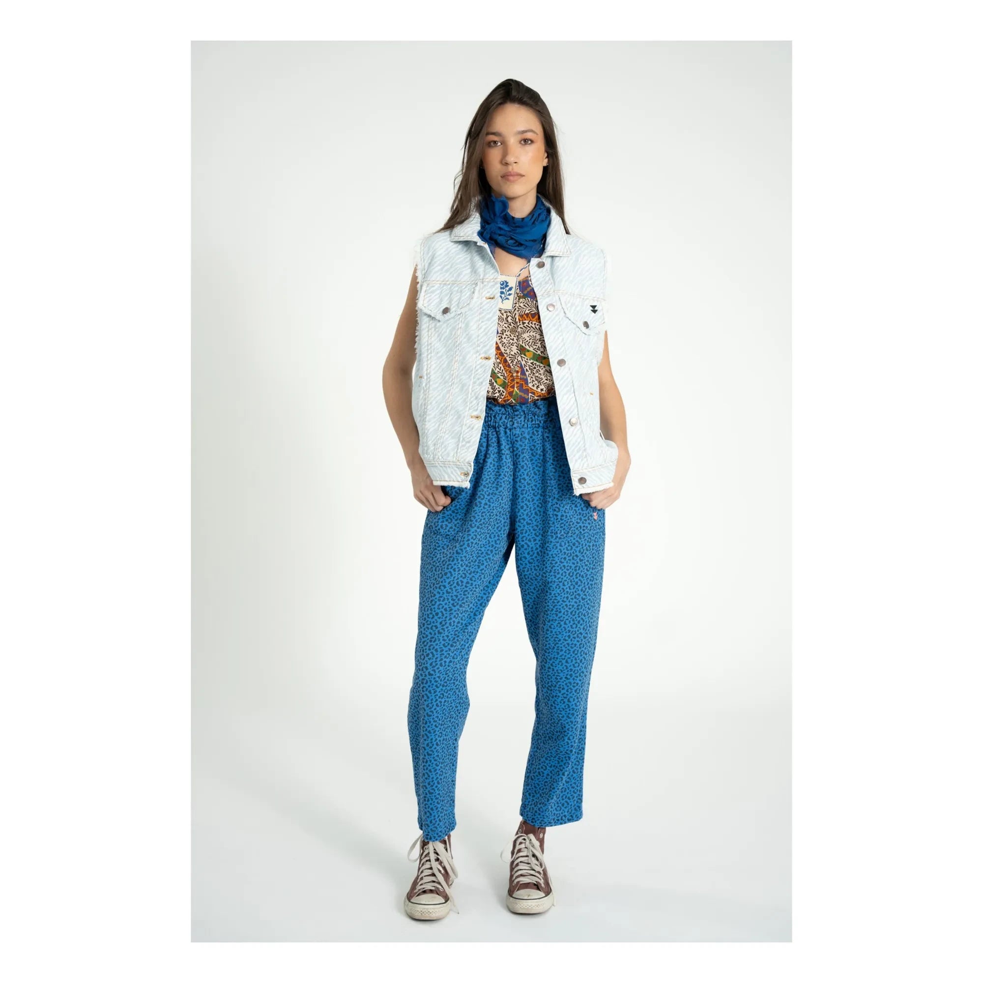 Sisters Department - Chaleco sin mangas | Azul denim