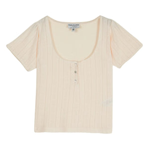 Emile et Ida - Camiseta de algodón modal | Crema