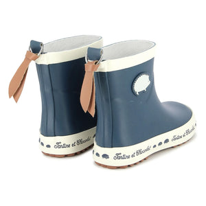 Tartine et Chocolat - Botas de agua Welly Patch | Azul