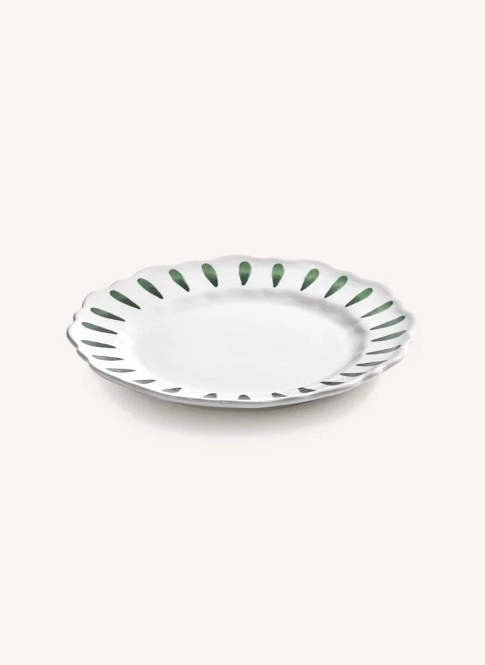 Serax - Platos Dulces de Rayas Charly - Set de 2 | Verde