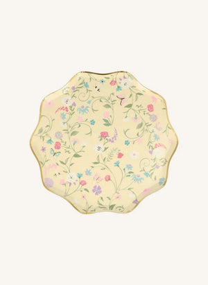 Meri Meri - Ladurée platos de papel con estampado de pequeñas flores - set de 8