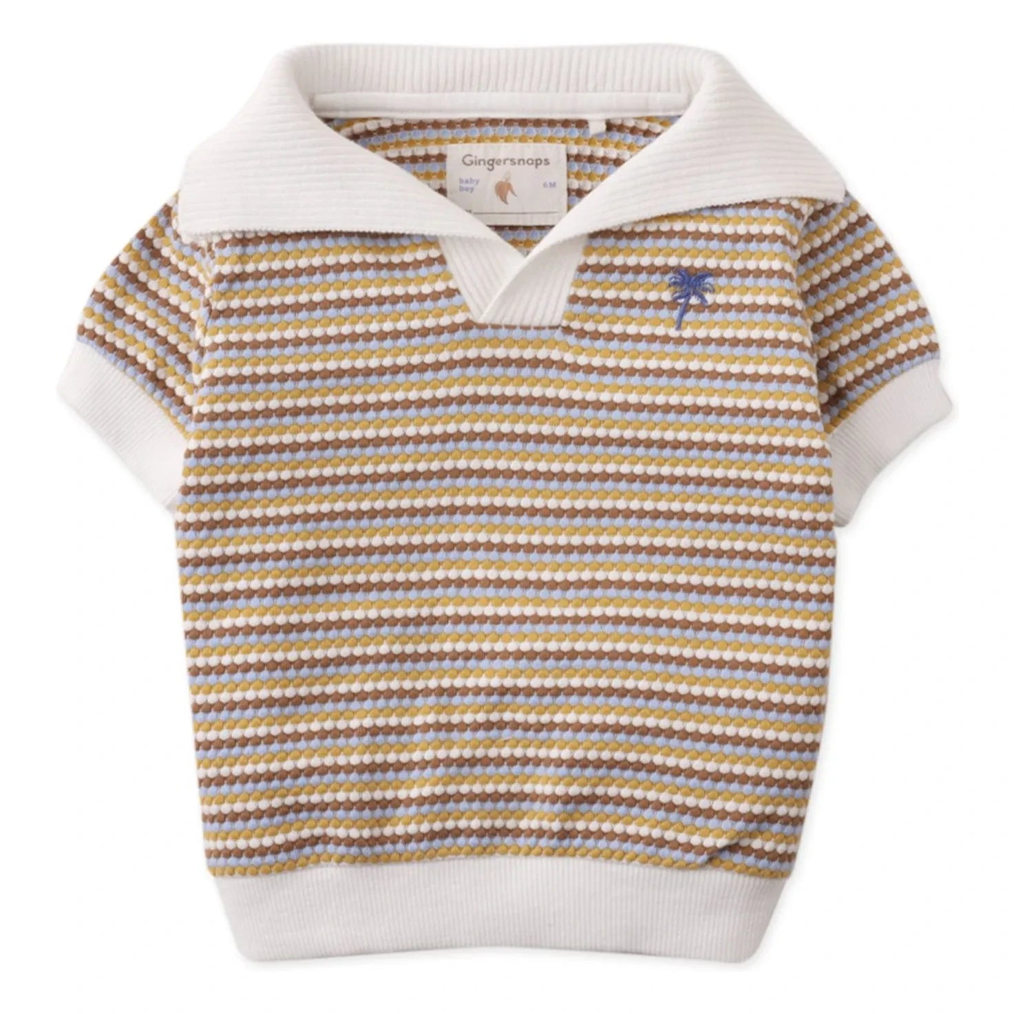 Gingersnaps - polo de rayas Nicholas | Blanco