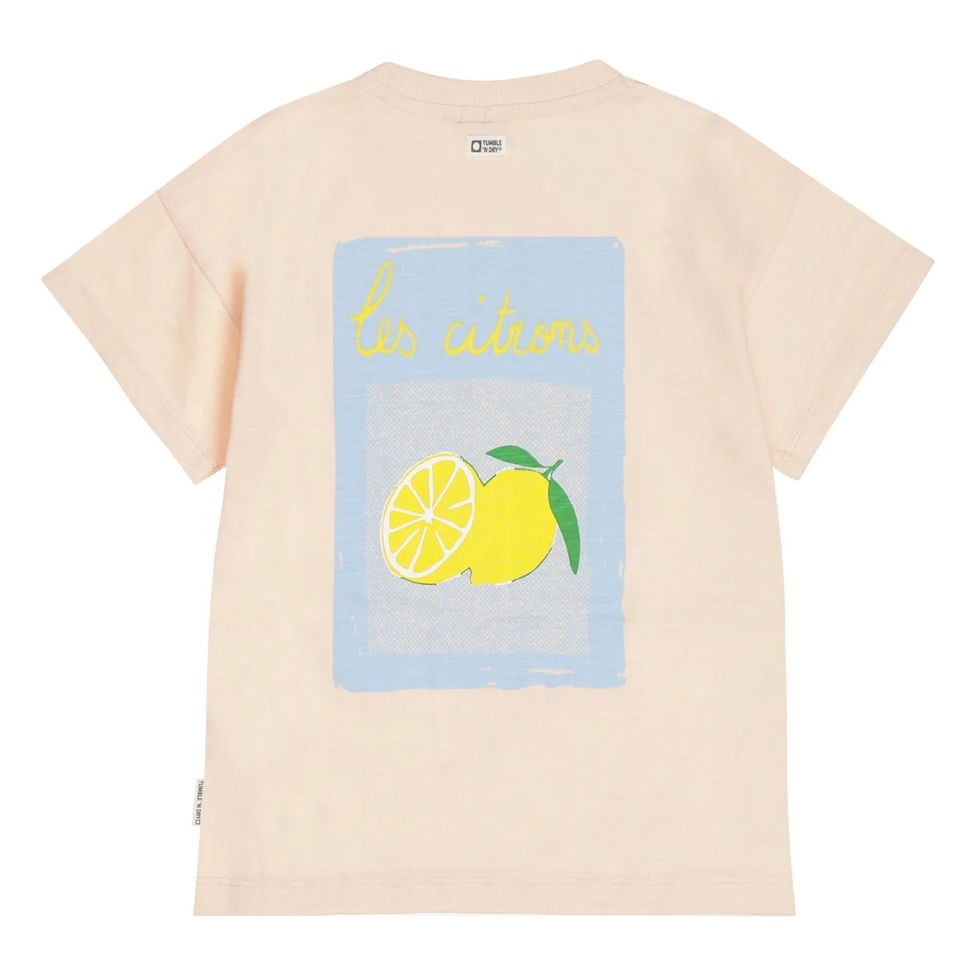 Tumble N'Dry - Camiseta oversize Lemons Algodón orgánico | Melocotón