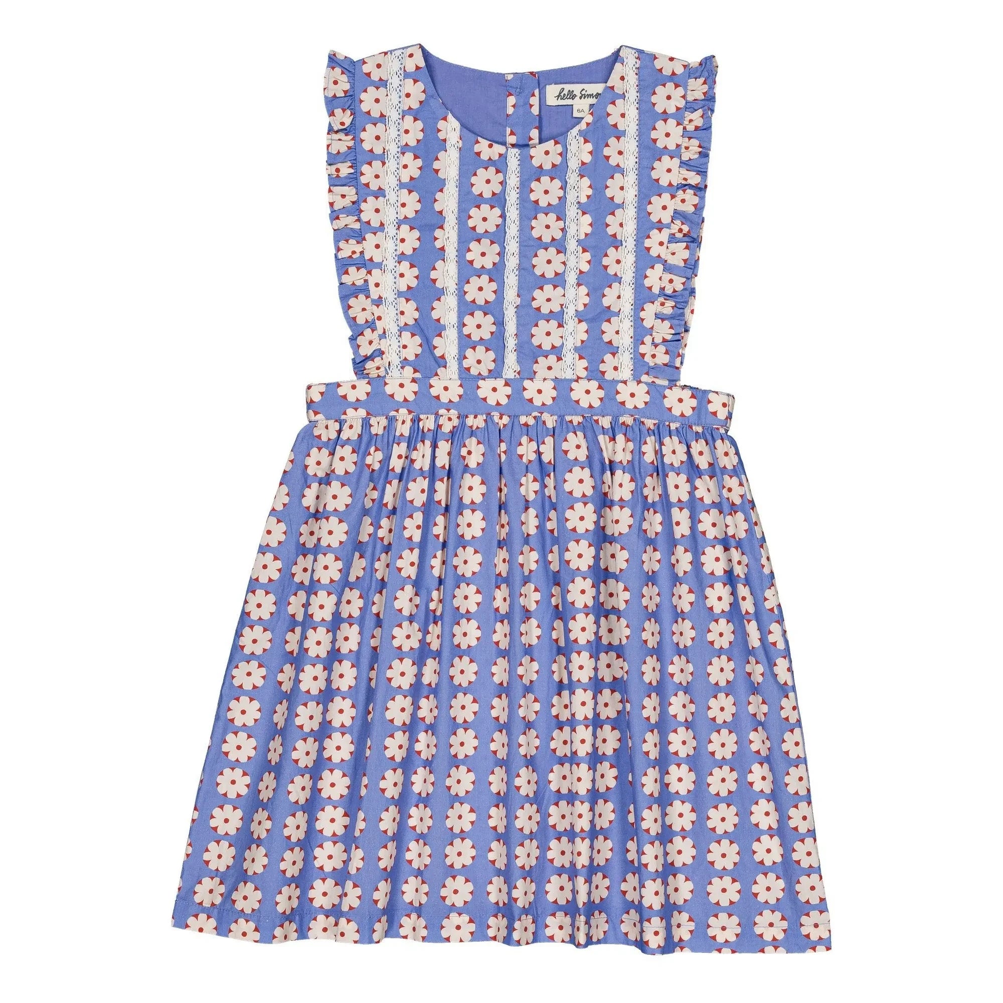 Hello Simone - Minouche Fleurie vestido | Azul