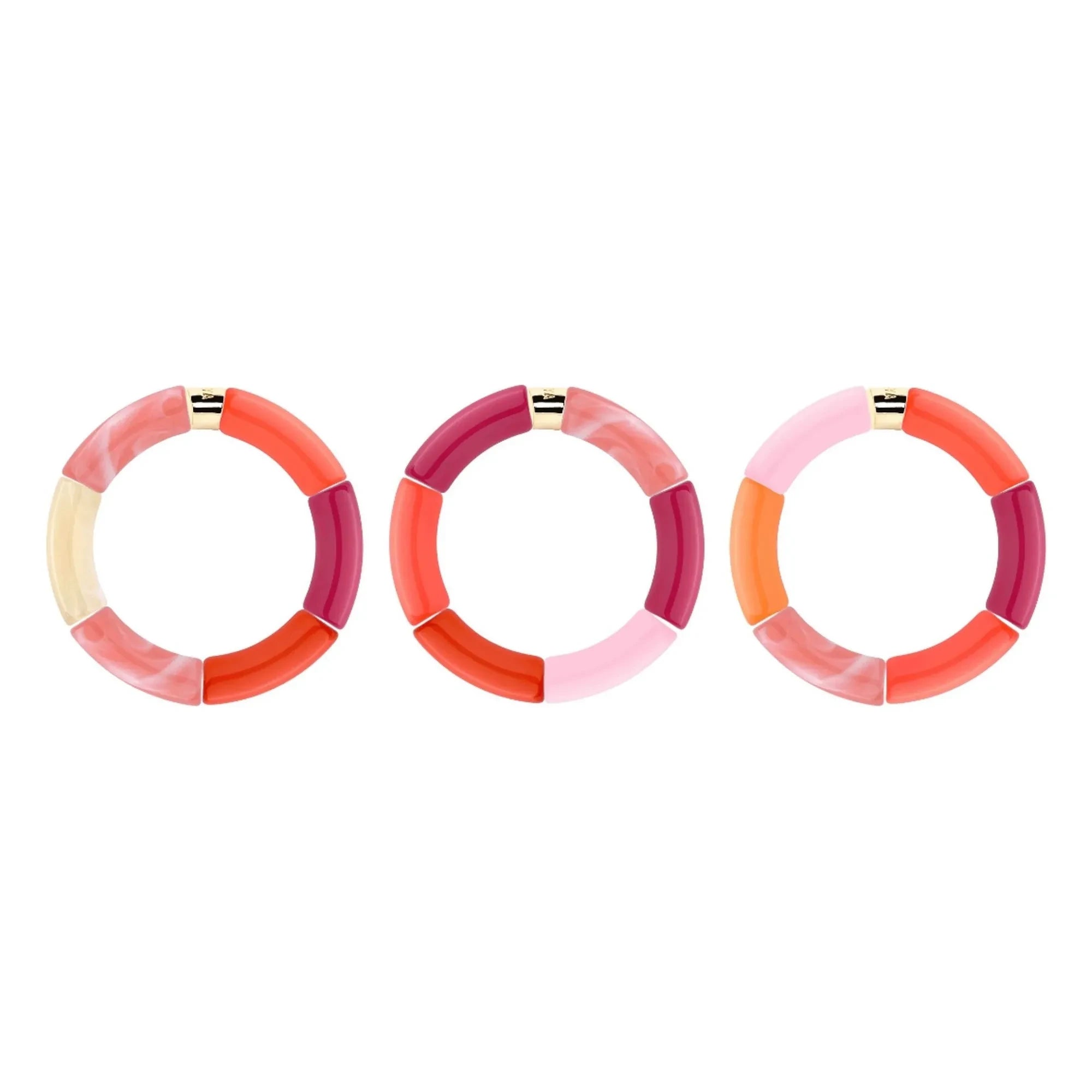 Parabaya - Pulsera Jinga 3 | Rosa