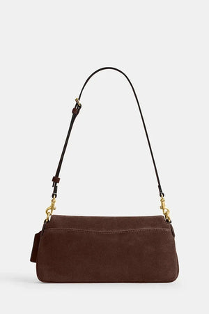 Bolso de hombro Coach Jet de ante para mujer