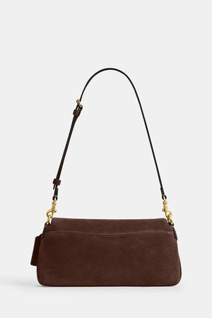 Bolso de hombro Coach Jet de ante para mujer