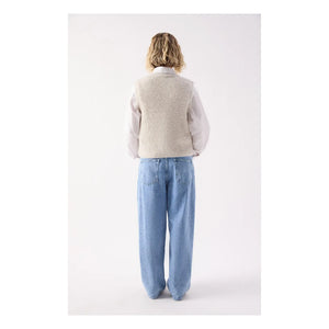American Vintage - Cárdigan East Alpaca | Gris jaspeado