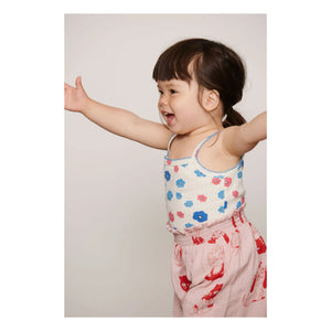 Mini Rodini - Pantalones de algodón orgánico con estampado de animales | Rosa