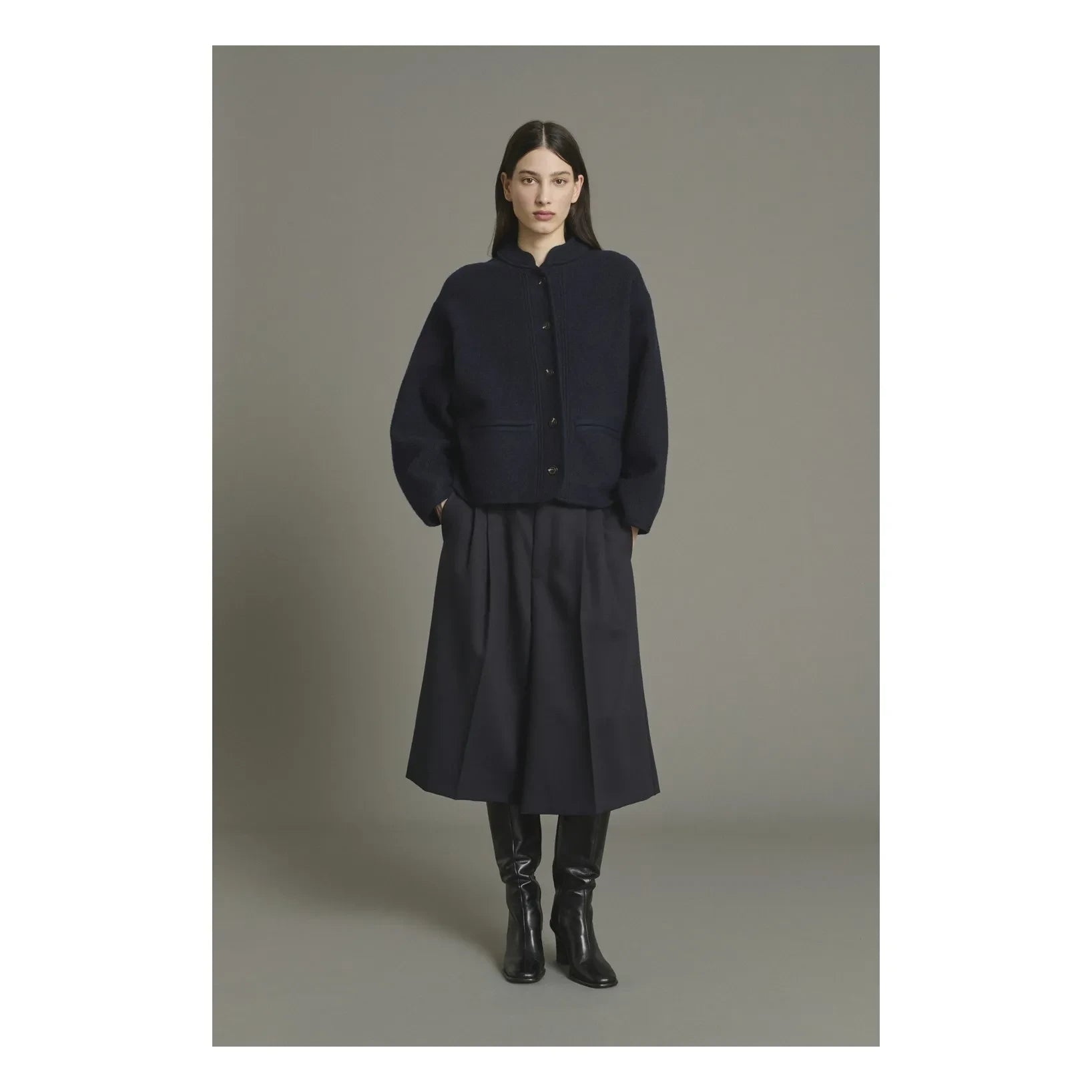 Soeur - Chaqueta Olympe de pura lana | Azul marino
