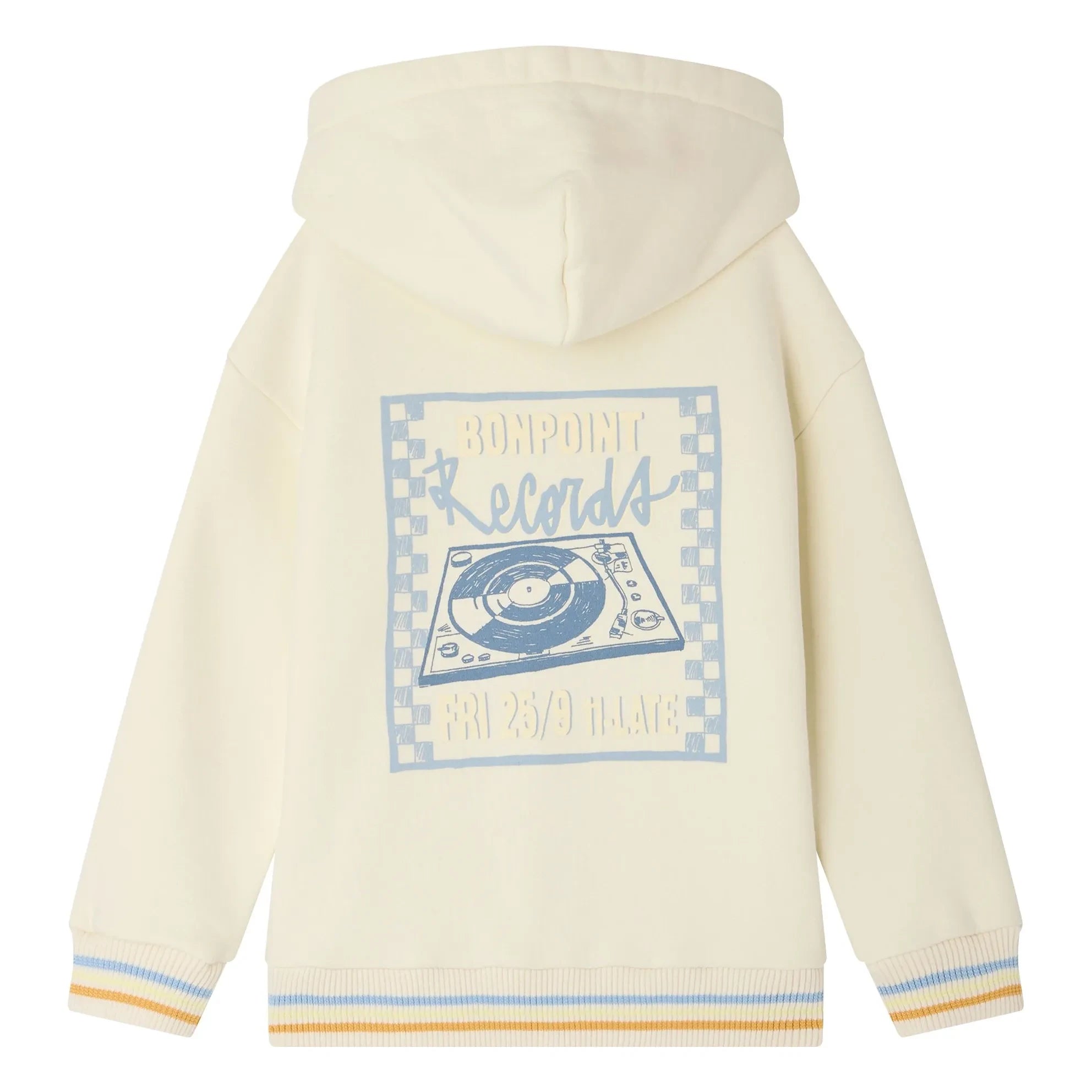 Bonpoint - Sudadera con capucha Elroy Ecusson de algodón orgánico | Crudo