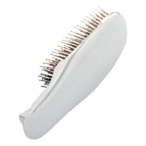 S.Heart.S - Cepillo para cabello Mini Scalp+ para cabellos gruesos | Plateado