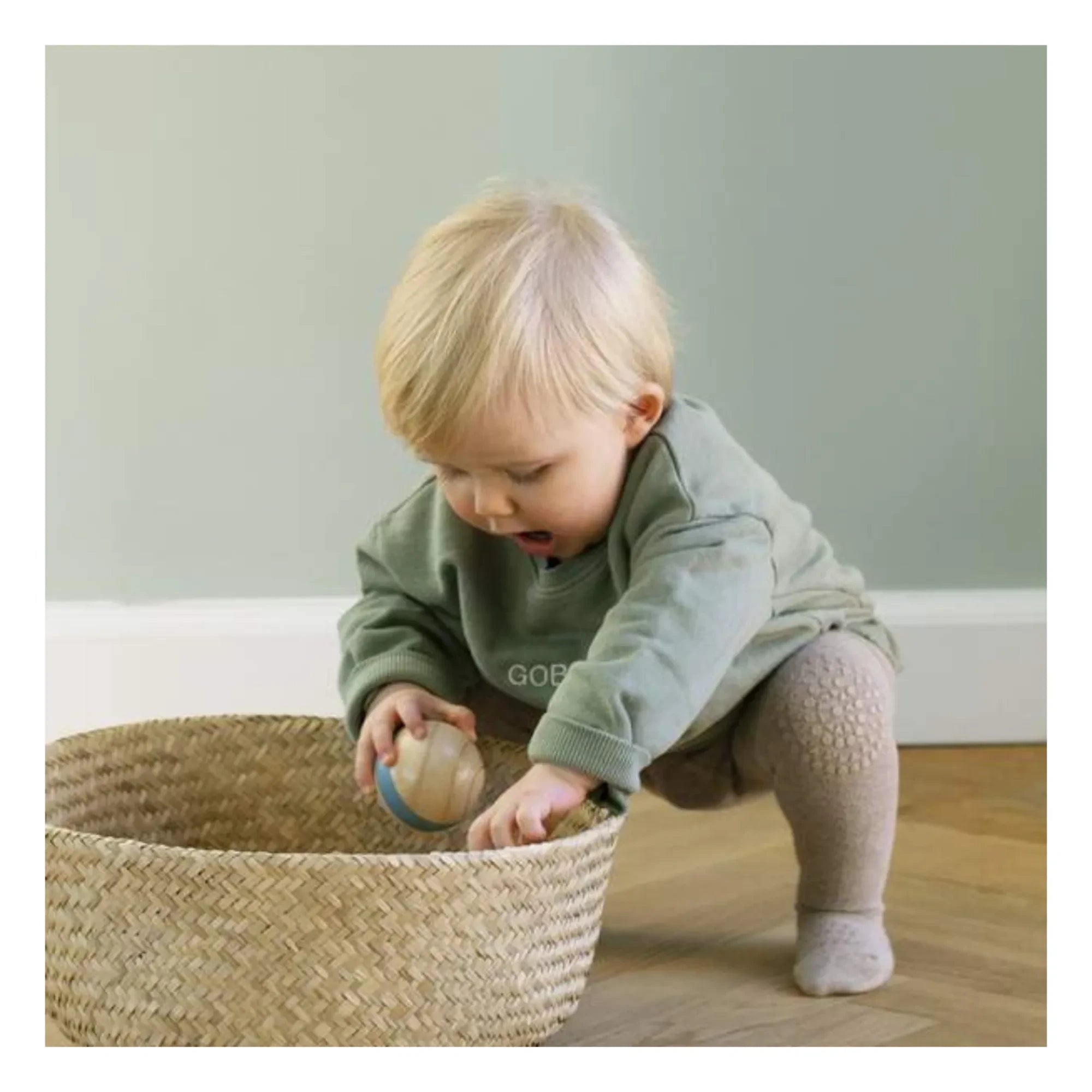 GOBABYGO - Mallas antideslizantes | Beige