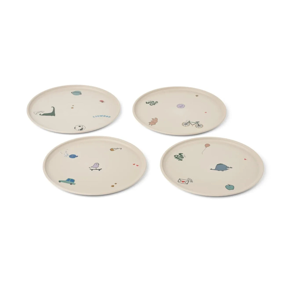 Liewood - Remco Platos - Set de 4 | Tamtam/Sandy