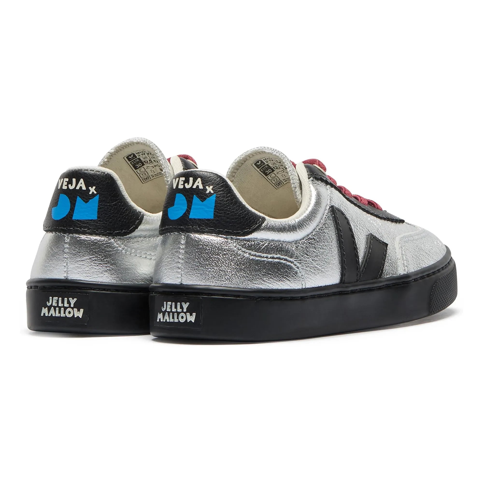 Veja - Veja x Jelly Mallow Small Volley Zapatilla de ante con cordones | Plata