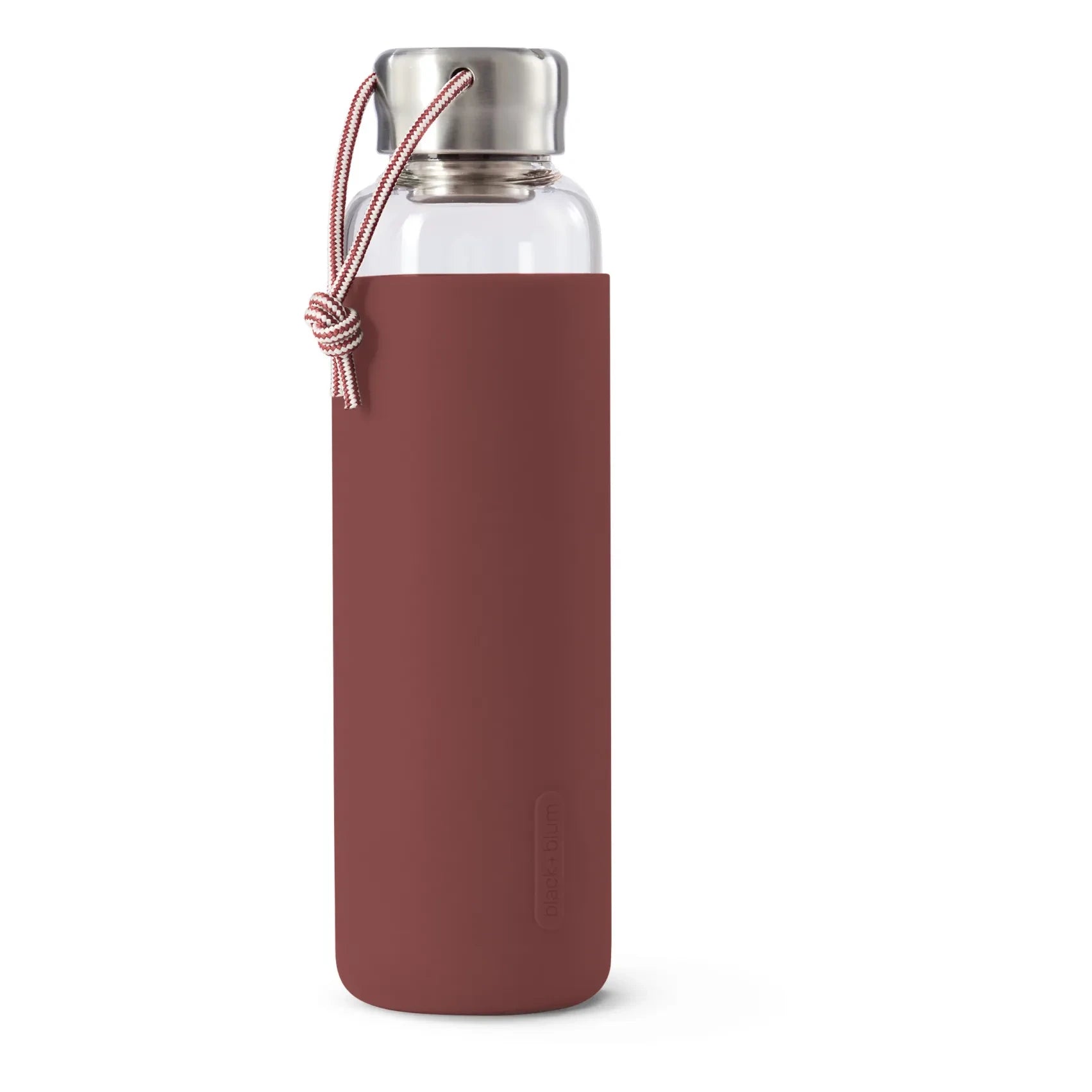 Black + Blum - Botella de agua de cristal de borosilicato - 600 ml | Burdeos