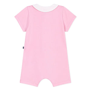 Petit Bateau - Mono de algodón orgánico | Rosa