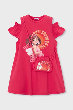 Vestido de algodón para niña Mayoral