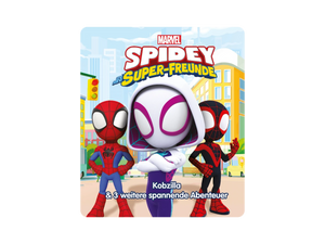 Tonies - Alemán Spidey y Sus Amigos Superhéroes - Kobzilla y 3 Aventuras Emocionantes Más - Marvel Spidey y Sus Asombrosos Amigos