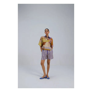 CORD - Camisa de Lino Ava | Morado