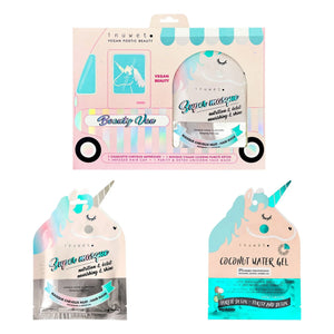 Inuwet - Juego de mascarillas capilares y faciales de unicornio Beauty Van
