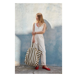 Rose in April - Bolso tote a rayas Elisa | Oliva