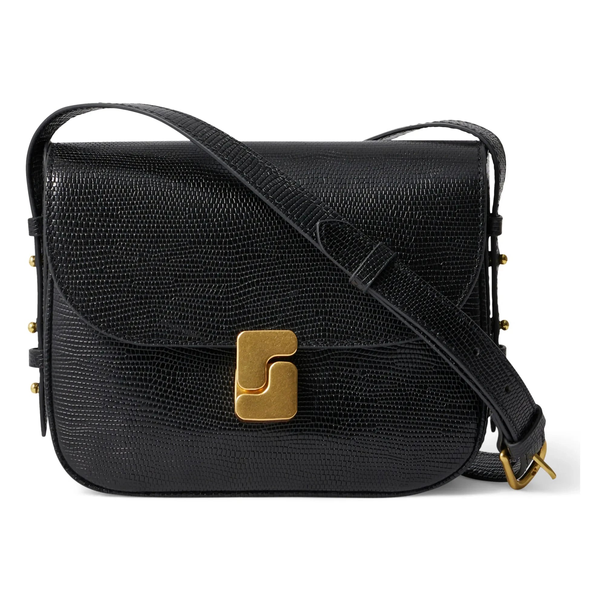 Soeur - Bolso Bellissima Mini Piel De Búfalo | Negro