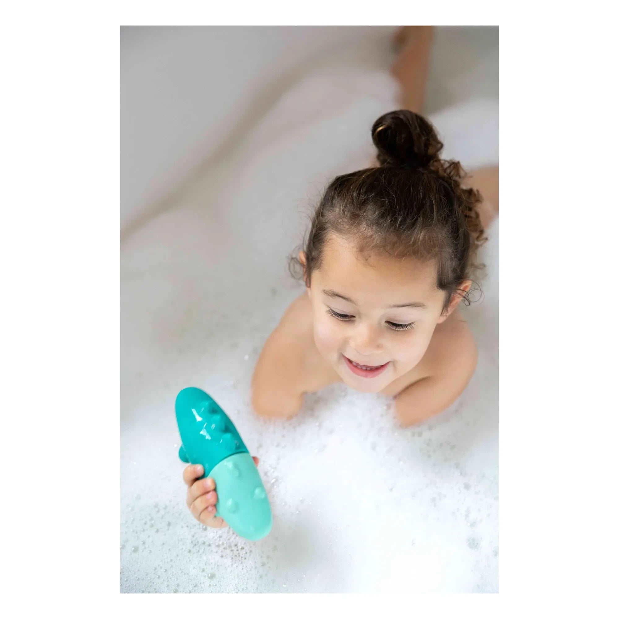 Quut - Juguete de baño Squeezi Croco | Verde