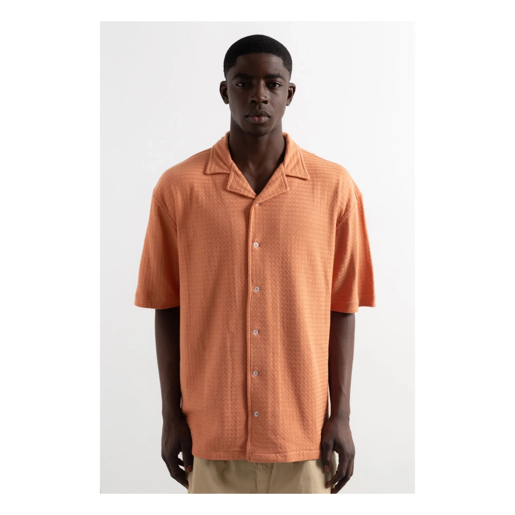 Edmmond Studios - Camisa de manga corta Paul | Naranja