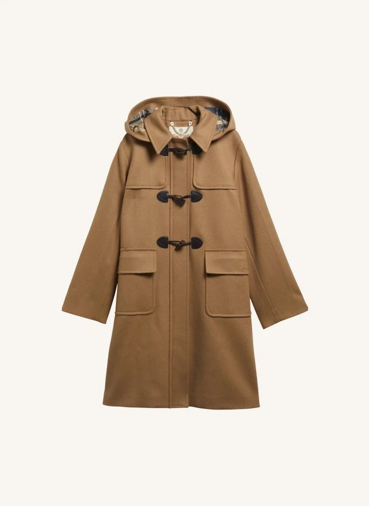 Barbour - Melody Chaqueta Duffle de Lana | Beige