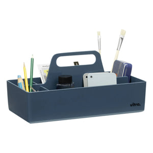 Vitra - Caja de herramientas organizadora de plástico reciclado - Arik Levy | Azul marino