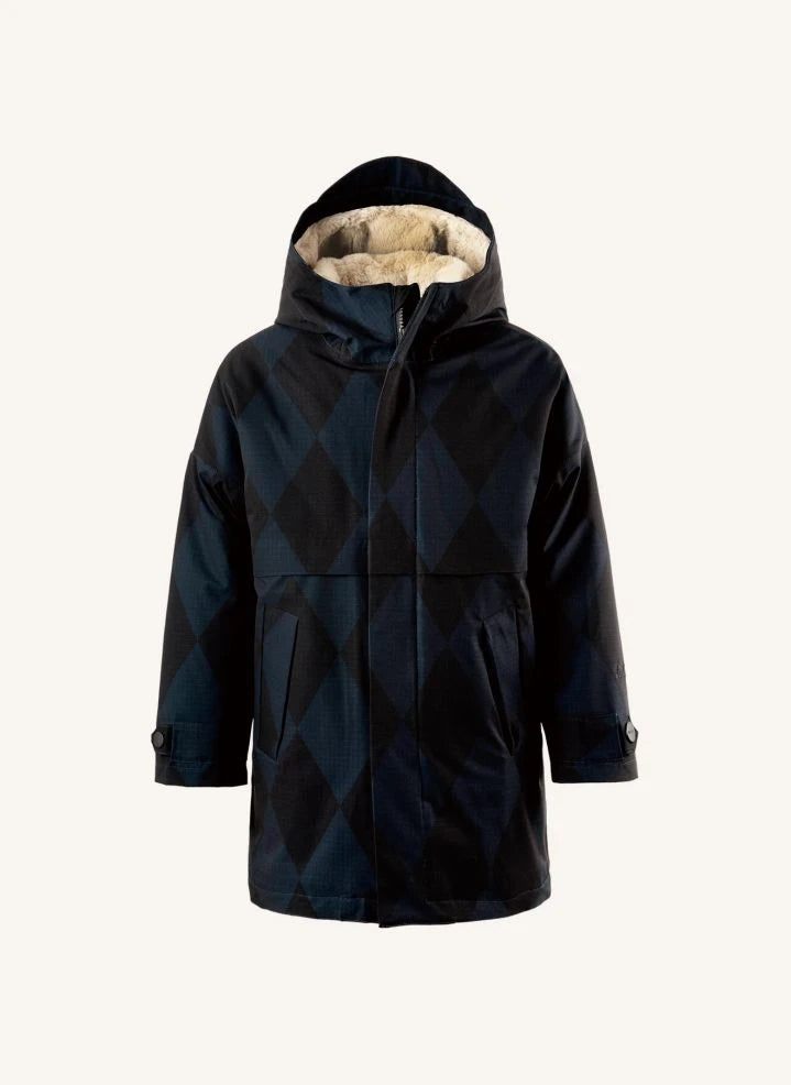 Gosoaky - Parka impermeable Desert Fox | Negro