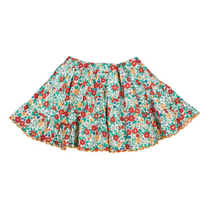 Loir - Falda Béa Fleurie | Rojo