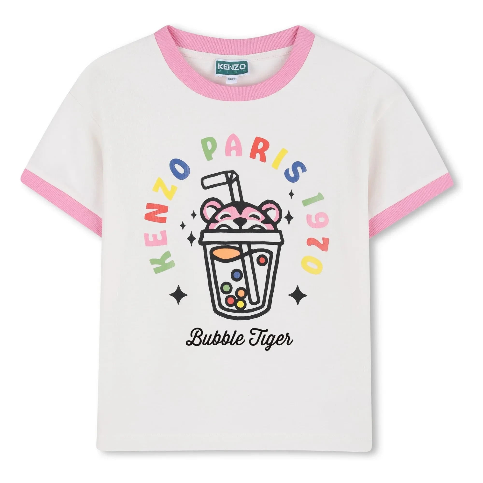 Kenzo - Camiseta Happy Sweet Bubble Tiger | Blanco