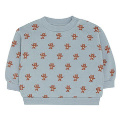 The Campamento - Teddy ayı sweatshirt | Açık mavi