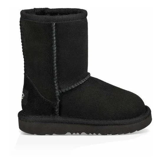 UGG - Botines de gamuza con forro de piel Classic II | Negro