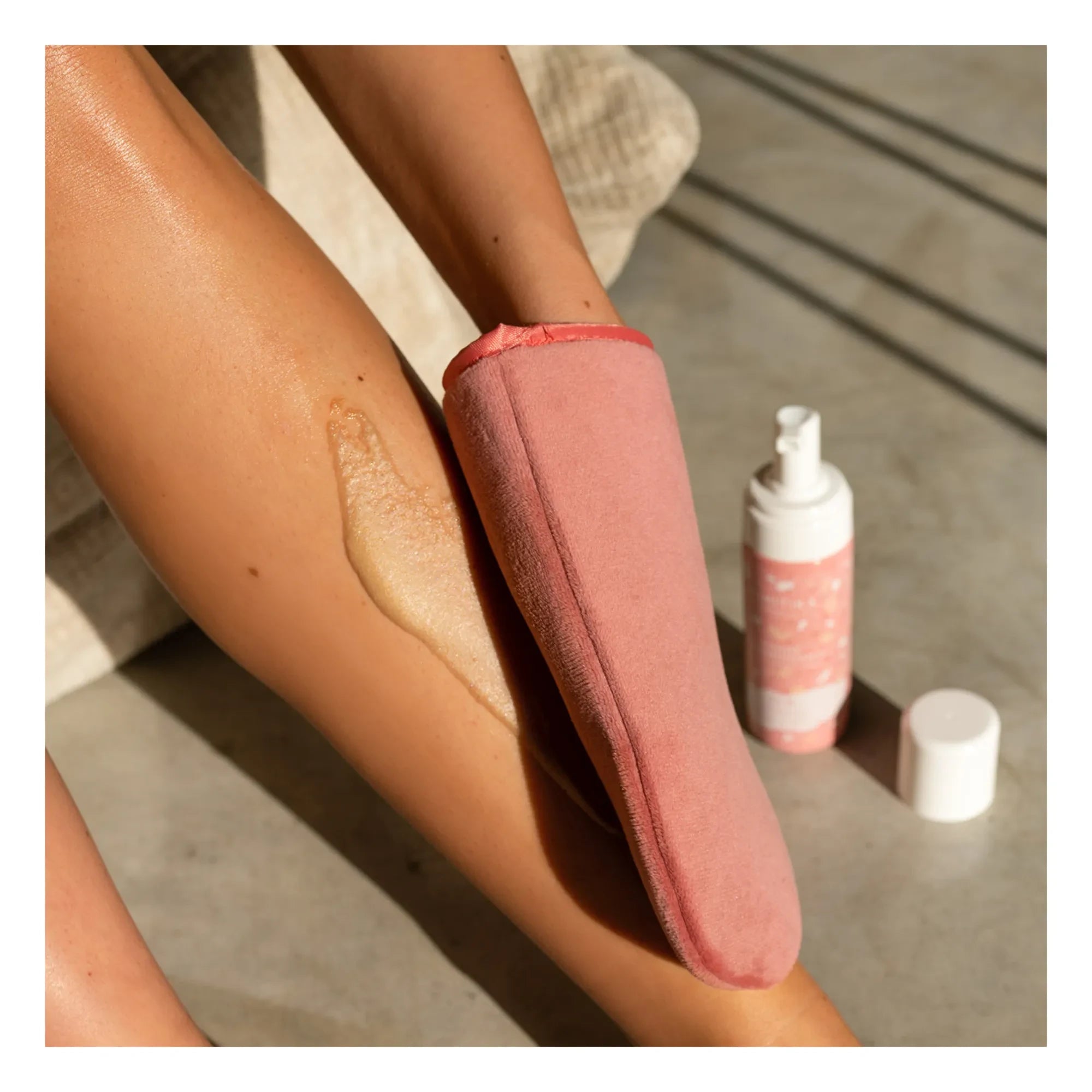 Mimitika - Rosa | Guante Aplicador Autobronceador