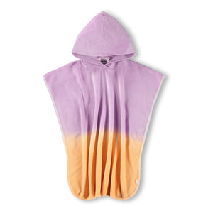 Poncho de playa bicolor Molo | Morado