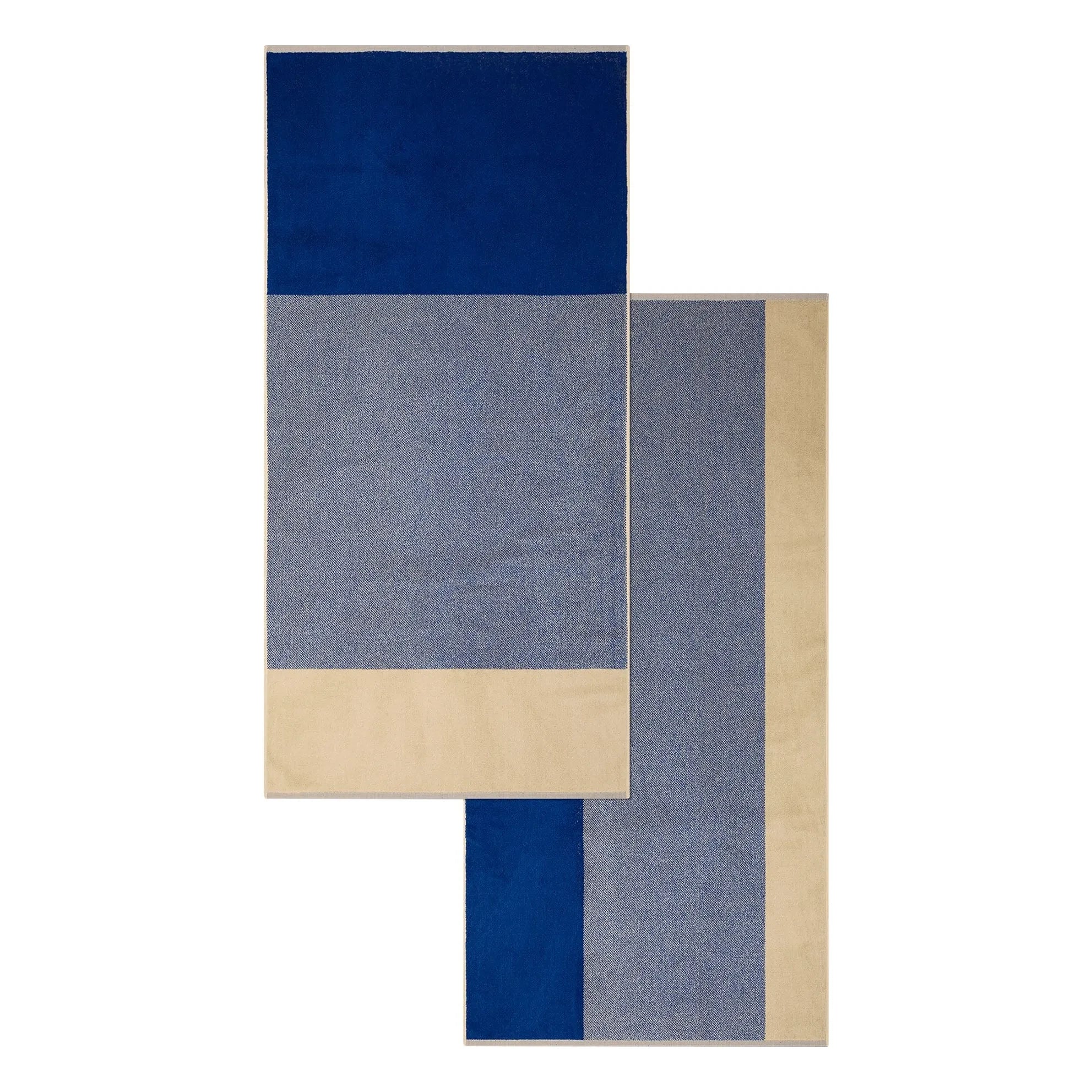 Suite 702 - Toalla de baño, Lex Pott - Set de 2 | Azul