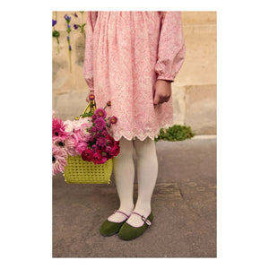 Louise Misha - Vestido de algodón orgánico Arinola | Rosa