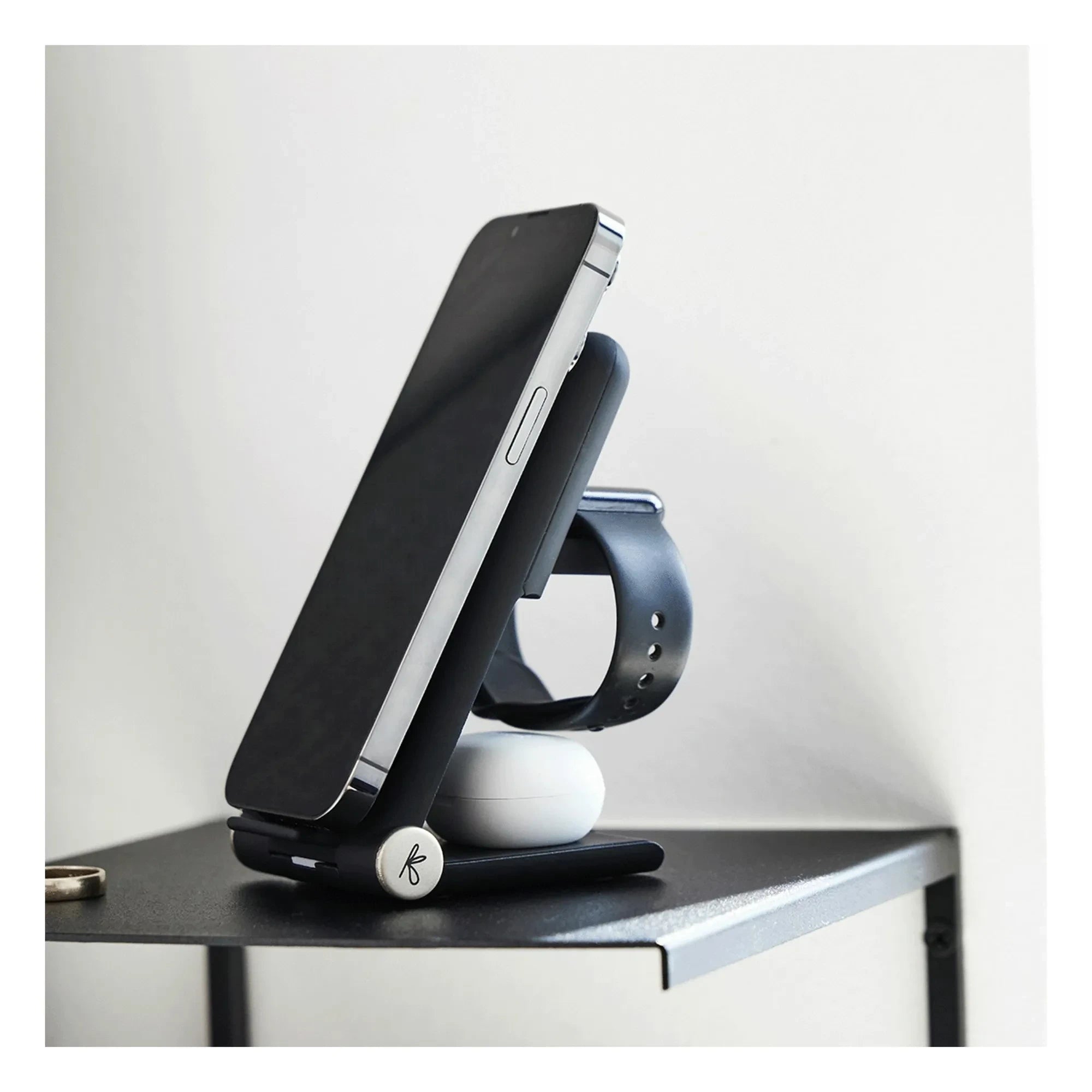 Kreafunk - Cargador 3 en 1 reCHARGE + | Negro