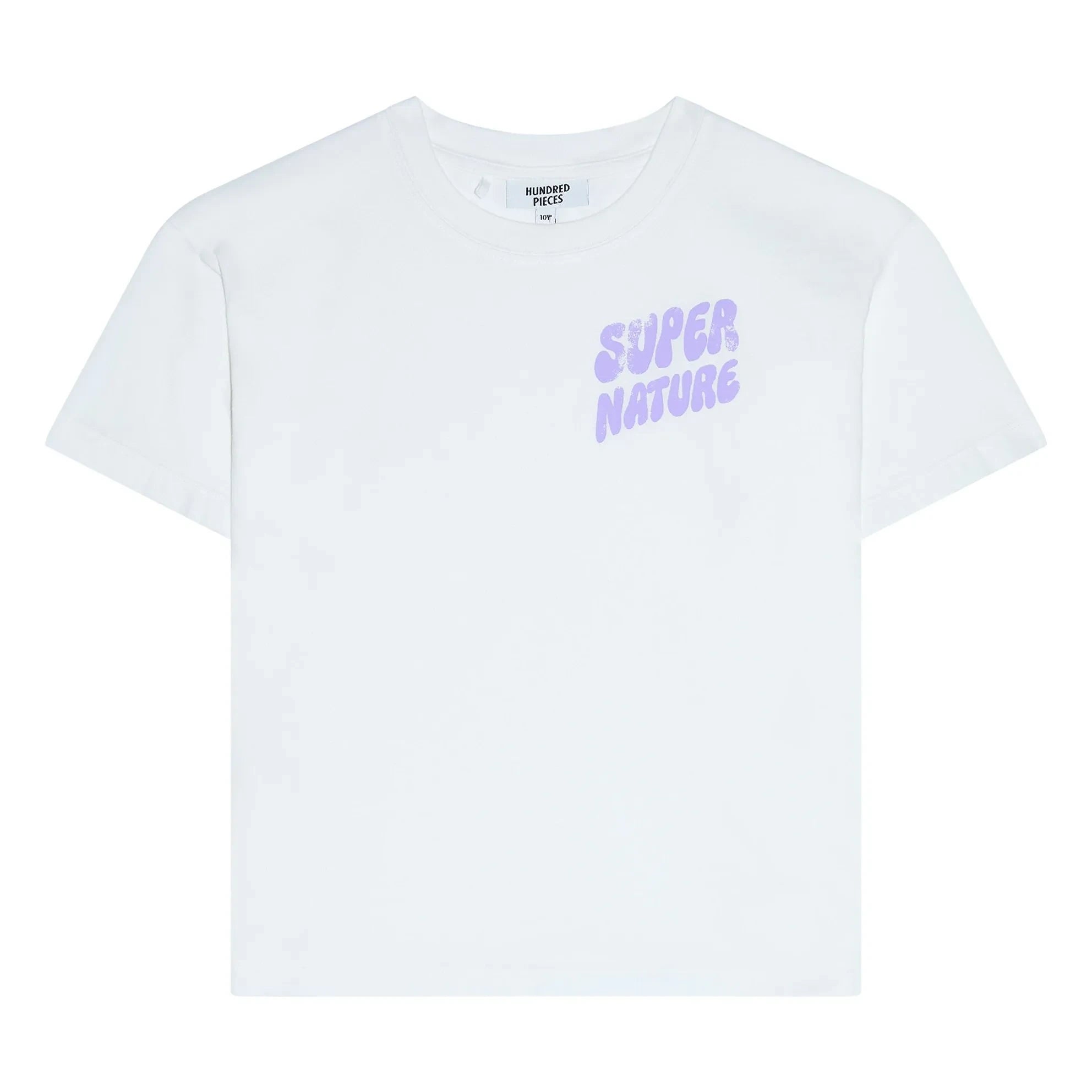 Hundred Pieces - Camiseta de algodón orgánico Luna | Blanco roto