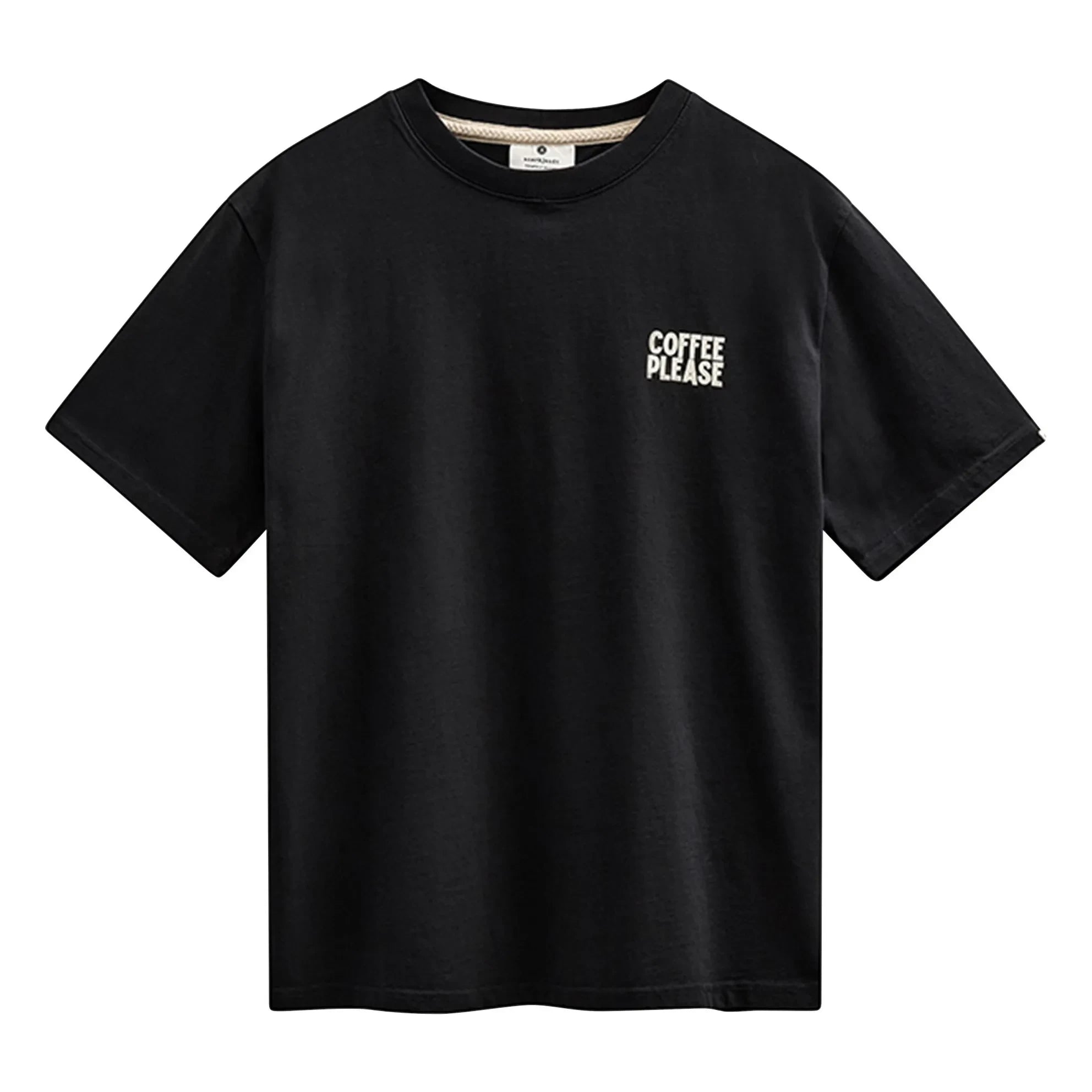 Anerkjendt - Camiseta Akvillads Coffee Please | Negro