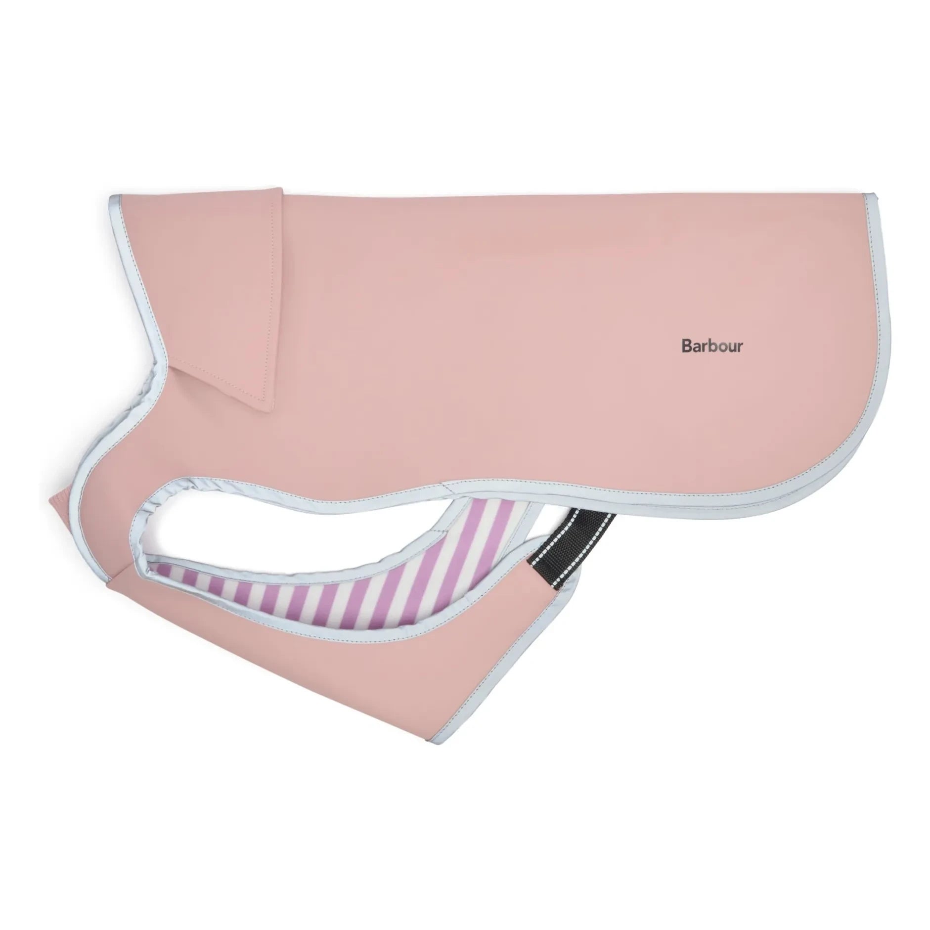 Barbour - Abrigo impermeable para perros Evie | Rosa pálido