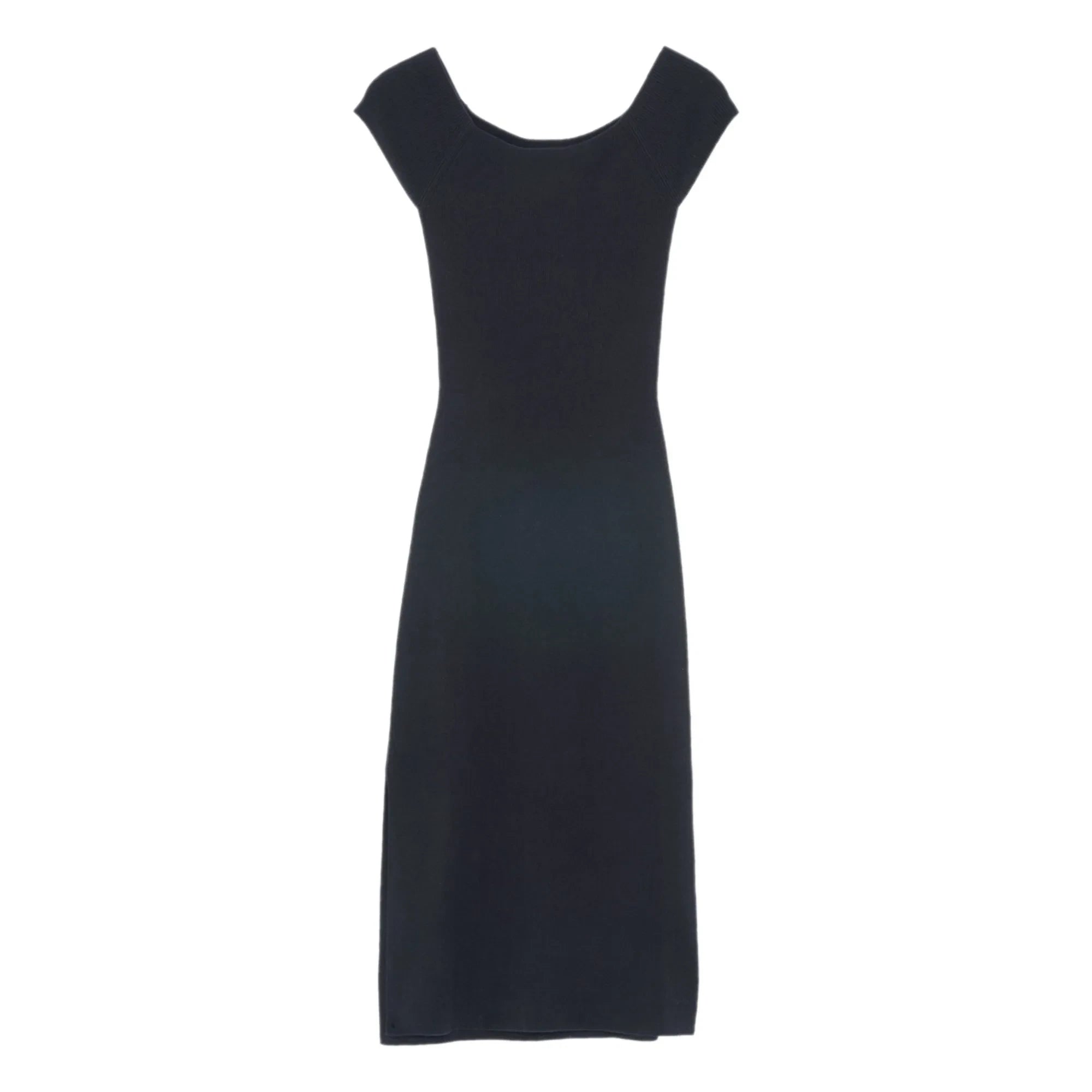 Bompard - Vestido Bardot de Seda y Cachemir | Negro
