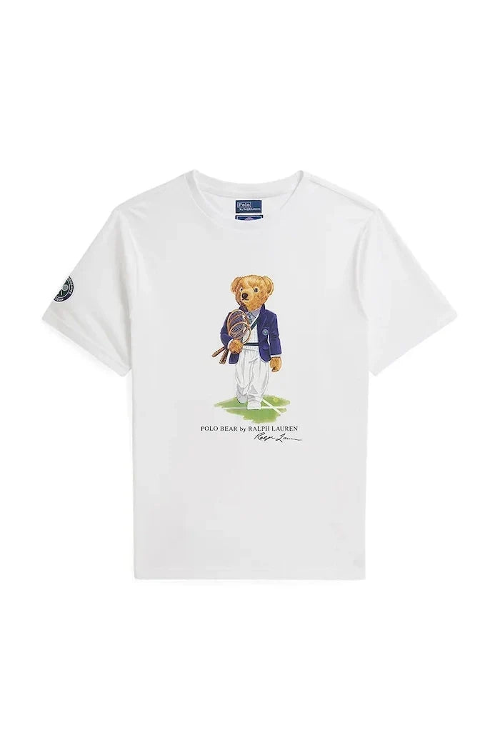 Polo Ralph Lauren camiseta de algodón Wimbledon para niños