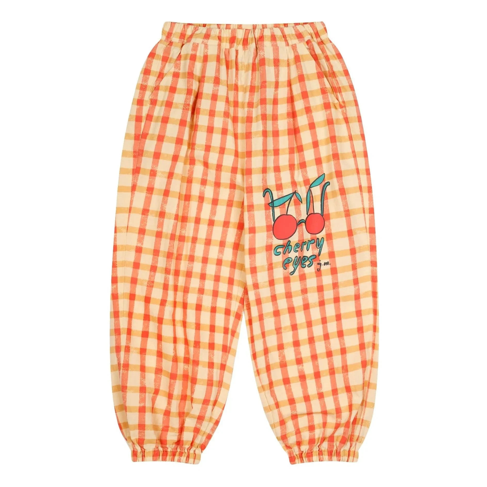 Jelly Mallow - Pantalones Aladdin a cuadros | Amarillo
