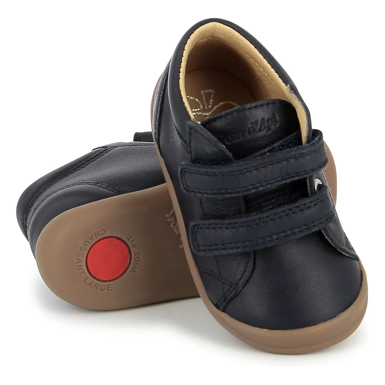 Pom d'Api - Zapatillas deportivas Flex Up Easy resistentes a los arañazos | Azul marino