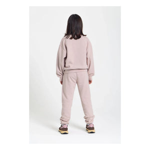 Smallable Kid - Jogger de algodón orgánico Kiwi | Rosa pálido
